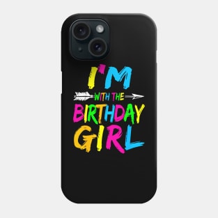 Im With The Birthday Girl Happy Halloween Phone Case