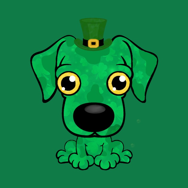 St.Patrick clover dalmatian by Miraculous Designs