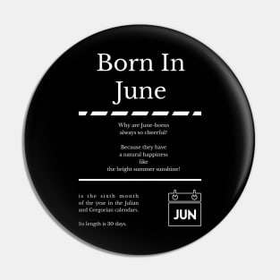 Born in June Pin