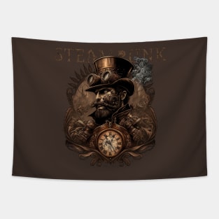 The Steampunk Top Hat Owner Tapestry