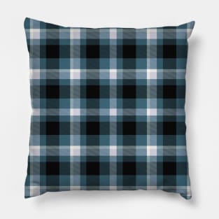 Blue Plaid Pillow