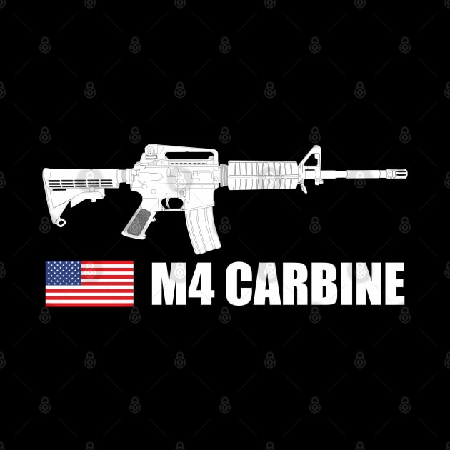 US Army M4 Carbine white version by FAawRay