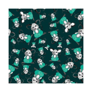 Cute mice pattern T-Shirt