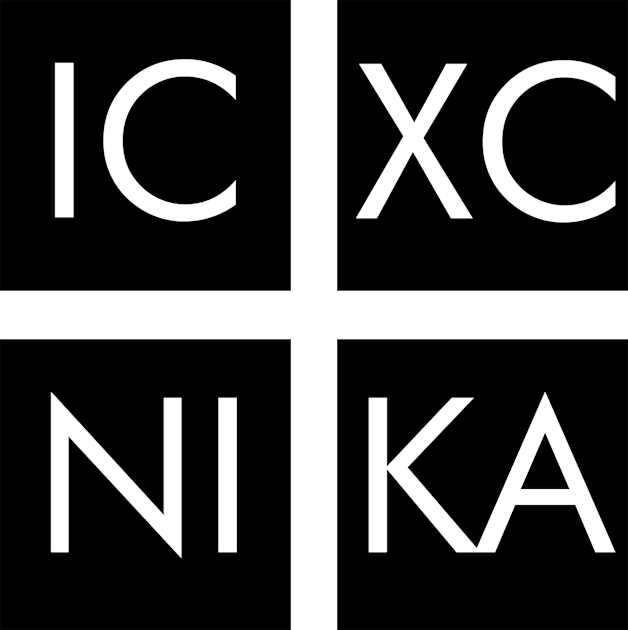 Jesus Christ Conquers ICXC NIKA Kids T-Shirt by TheCatholicMan