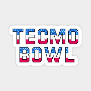 Tecmo Bowl Logo Fan Art Magnet