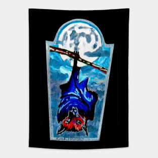 Bat Coffin Tapestry