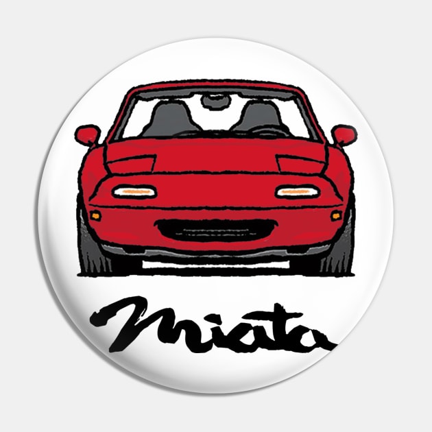 MX5 Miata NA Red Pin by Woreth