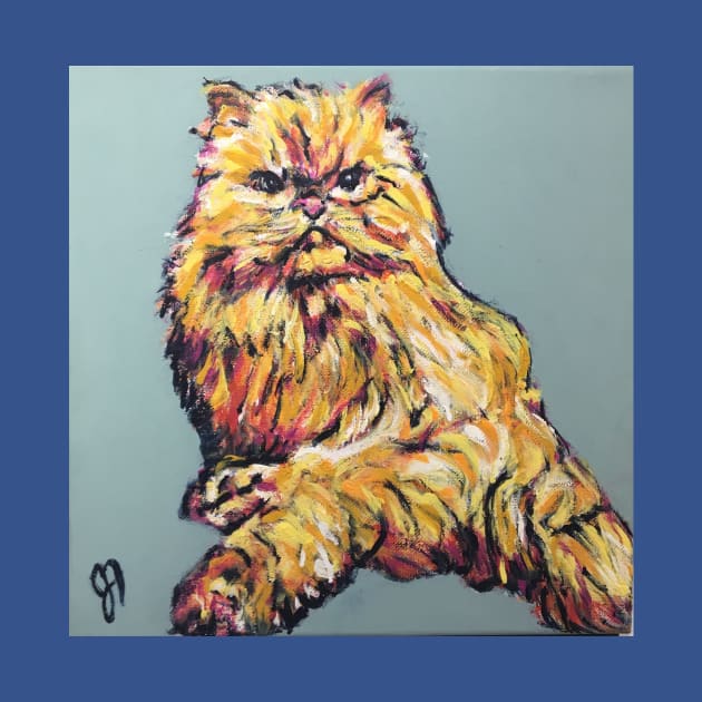 Nosey Josie Persian Cat by Jeneralarts