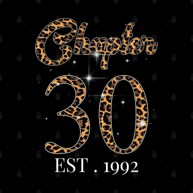 Chapter 30 Est. 1992 leopard Pattern by JustBeSatisfied