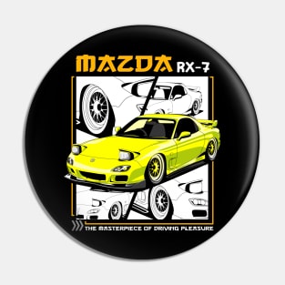 Iconic RX7 Car Pin