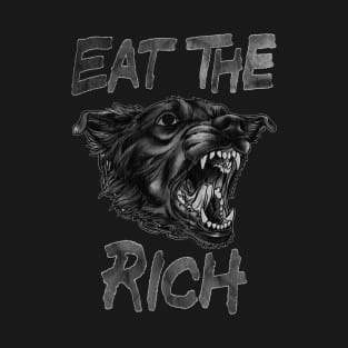 EAT THE RICH B&W T-Shirt