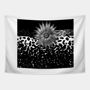 Animal Print Cheetah and Silver Medallion Tapestry