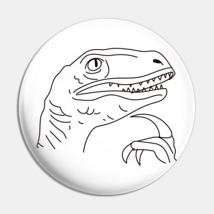 Philosoraptor Pin