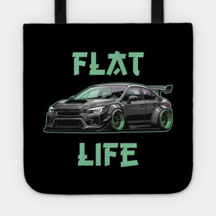 Subaru STI Car Art - Impreza WRX Flat Four Widebody Modified JDM Car Tote