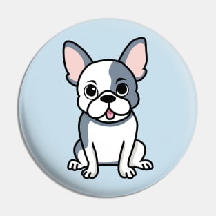 Cute Merle French Bulldog Pin