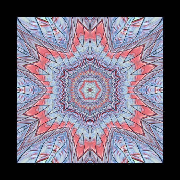 Boho Style Abstract Festive Mandala Pattern by TheseTeesPlease