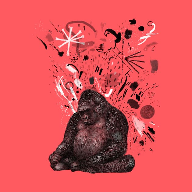 Moody Gorilla by martinascott