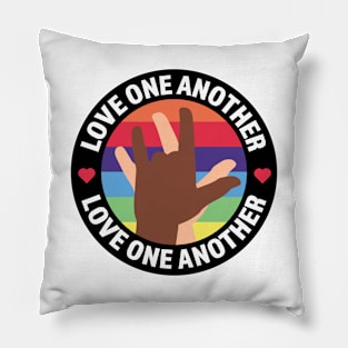 Love One Another LGBT+ Pillow