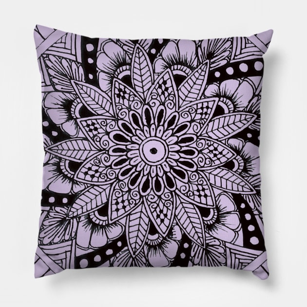 Mandala Pillow by BhaktiK