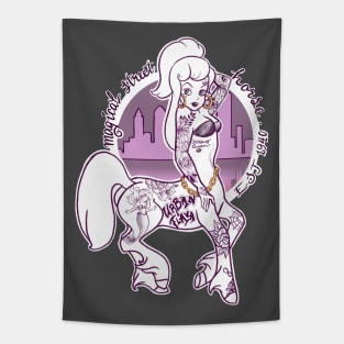 Magical Street Horse, hvite Tapestry