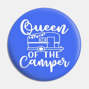 Queen of the Camper Camping RV Pin