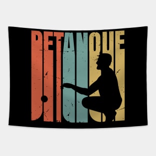 Vintage retro Petanque / bocce ball lover / boule lover Tapestry