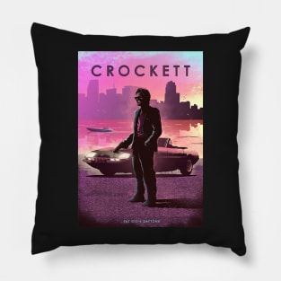 Sonny Crockett - Miami Vice - 365 GTS Daytona - Car Legends Pillow