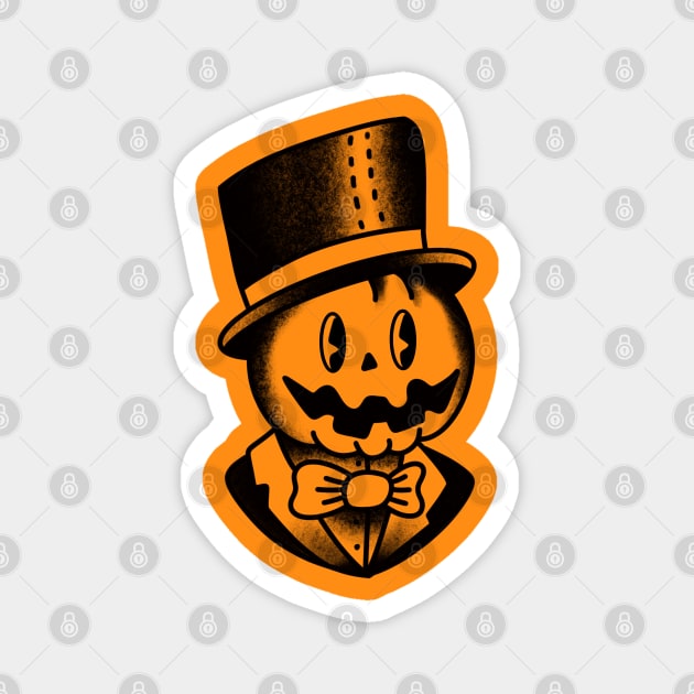 Gentlemen jackolantern Magnet by LEEX337