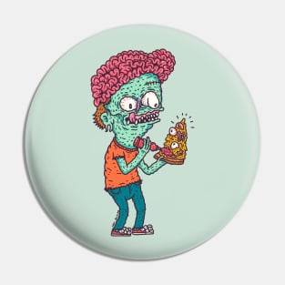 Brian the Zombie Pin