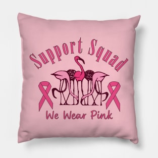 Lispe Flamingo Pink Breast Cancer Awareness Pillow