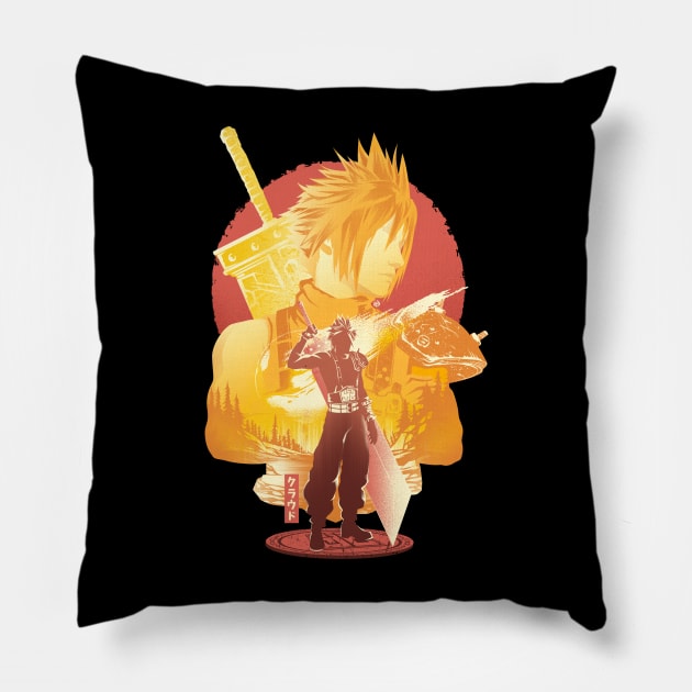 Mercenary Soldier Cloud Pillow by plonkbeast