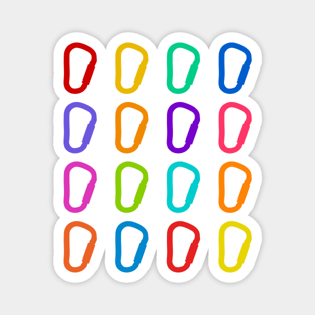 Carabiner Mini Magnet by simplistictees