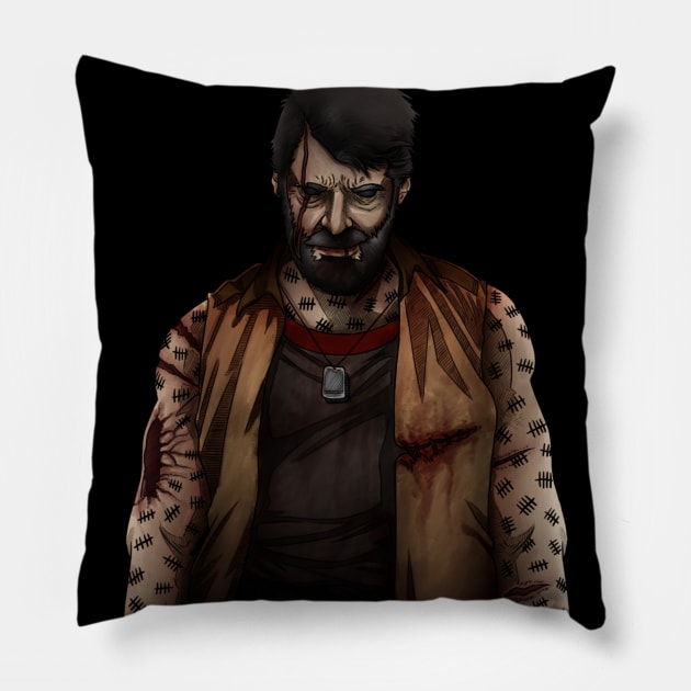 Lazarus Pillow by BlindDeafGhost