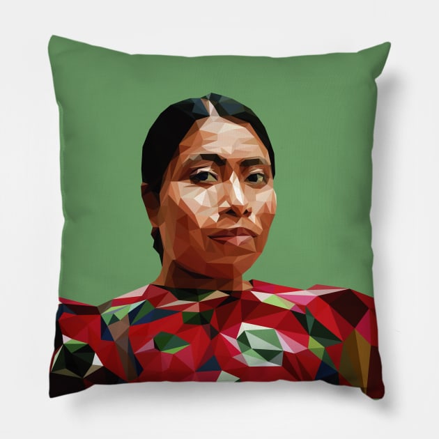 Yalitza Aparicio Pillow by Hermanitas Design