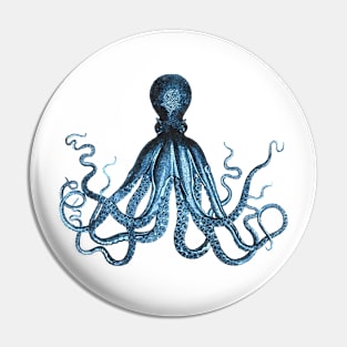 Octopus Illustration Pin