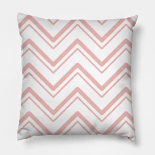 Pink Abstract Zigzag Pattern Pillow