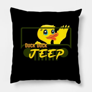 Duck duck Jeep - Duck says Hi Pillow