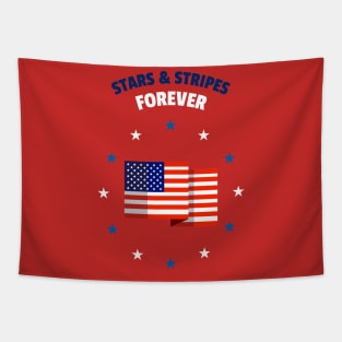 Stars & Stripes Forever Independence Day Tapestry