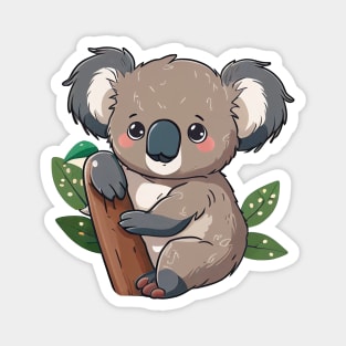 Brown Koala Bear - Cute Magnet