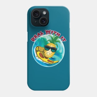 Pineapple pizza: Deal With It Phone Case