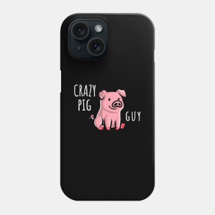 Crazy Pig Guy Phone Case