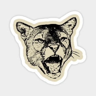 Mountain lion Magnet