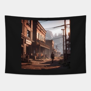 Red dead redemption 2 inspired art Tapestry