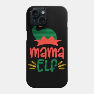 Mama Elf Funny Christmas Elf Squad Matching Family Gift for Women Phone Case