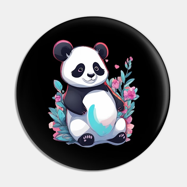 Lazy Panda Pin by animegirlnft