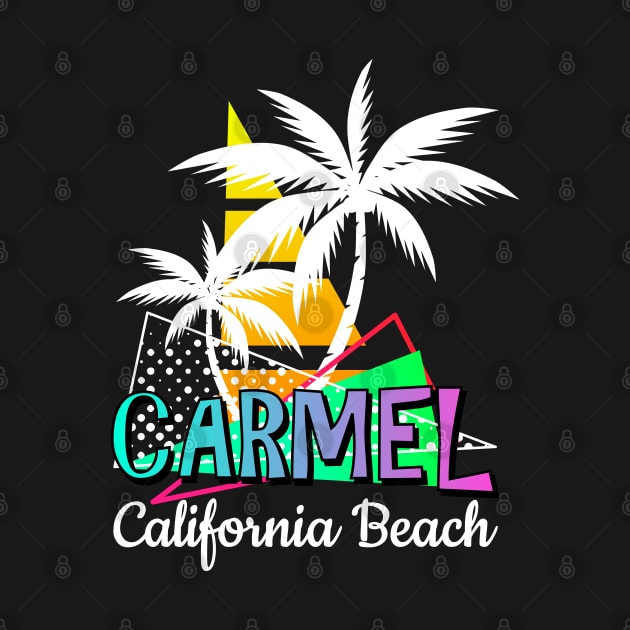 Carmel California Beach – Summer Palm Trees by Jahmar Anderson