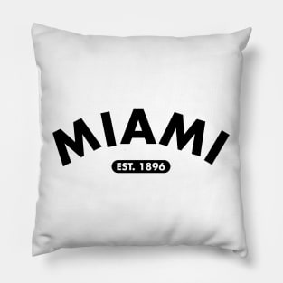 miami est. 1896 Pillow