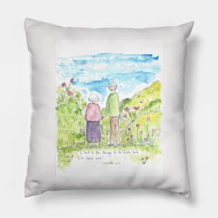 Together Again.Queen Elizabeth and Prince Philip. Pillow