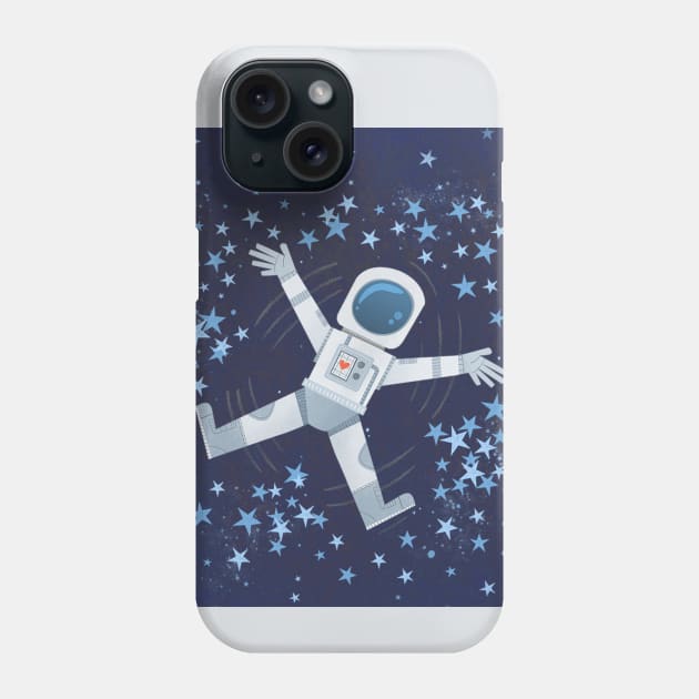 The astronaut Phone Case by Luis San Vicente 