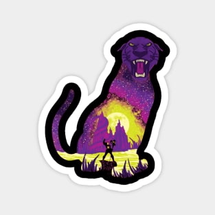 Evil Panthor - Cartoon Magnet